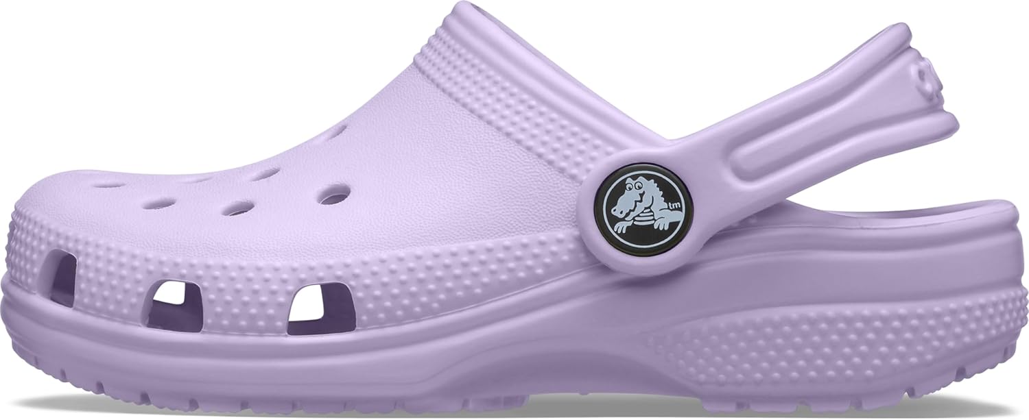Crocs Kids Classic Clog (Little Kid/Big Kid) - Clogs for Kids - Synthetic Lining - Circulation Nubs Lavender 3 Big kid
